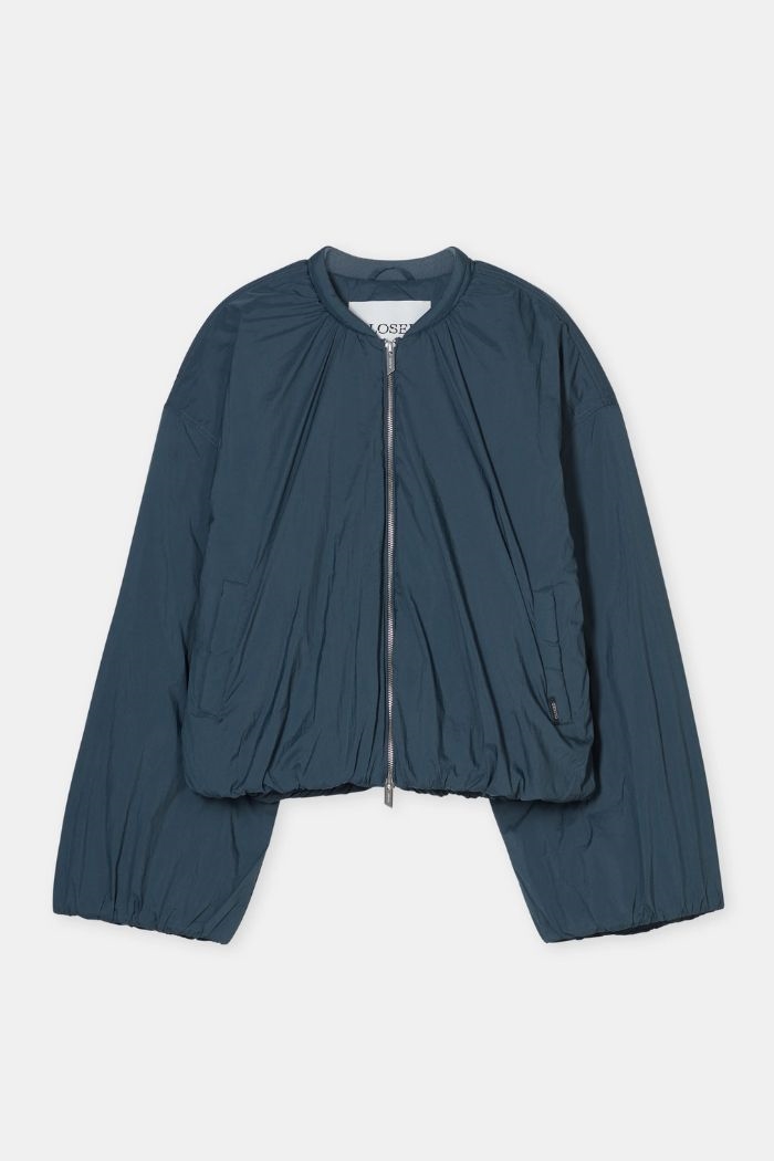 Closed, C97174 Short bomber jacket, Graphite blue